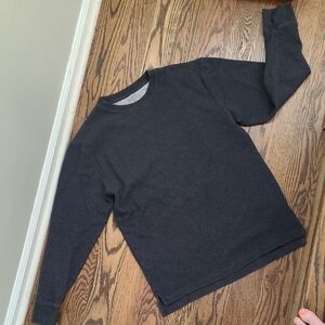 Men's RedHead Charcoal Crewneck Long Sleeve T-shirt